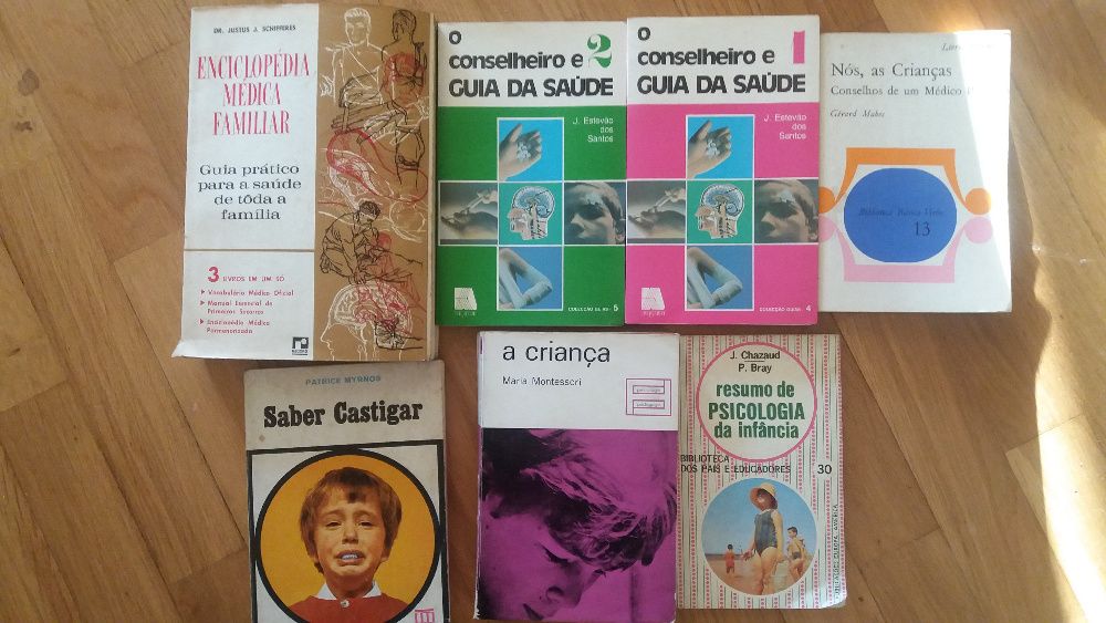 Livros Puericultura - Pais -Crianças - Psicologia infantil-