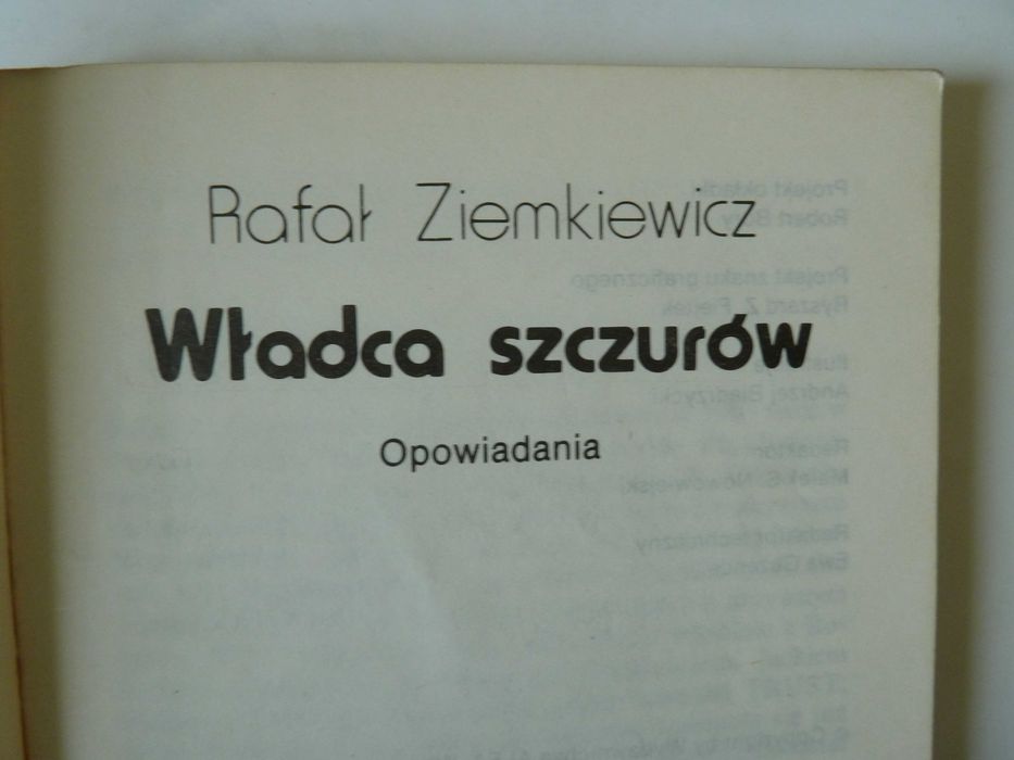 Rafał  Ziemkiewicz    Władca szczurów