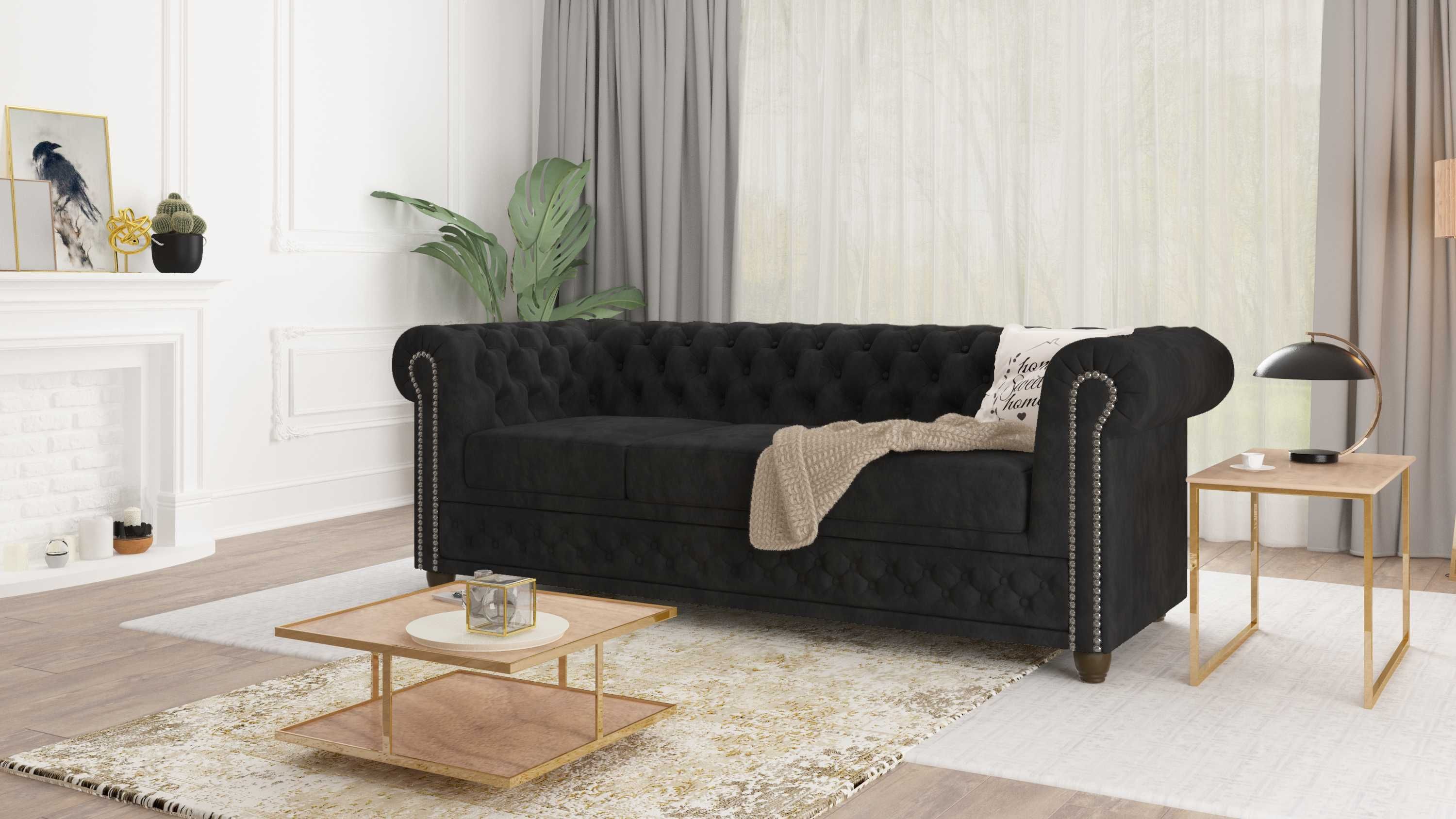 Sofa rozkładana FELIX 3 z funkcją spania tk. Venus Velvet 2923