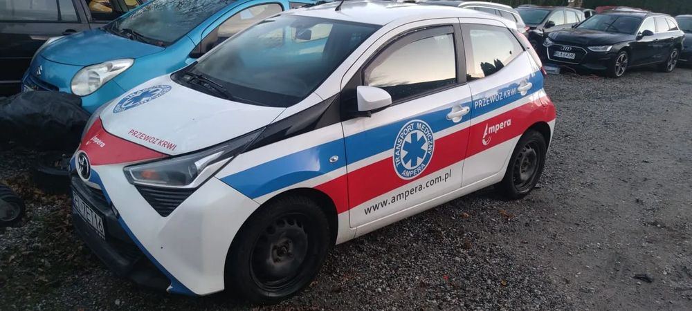 Toyota Aygo Toyota Aygo 1.0 klima 4 os 2021r serwis salon PL