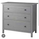 komoda Hemnes szara