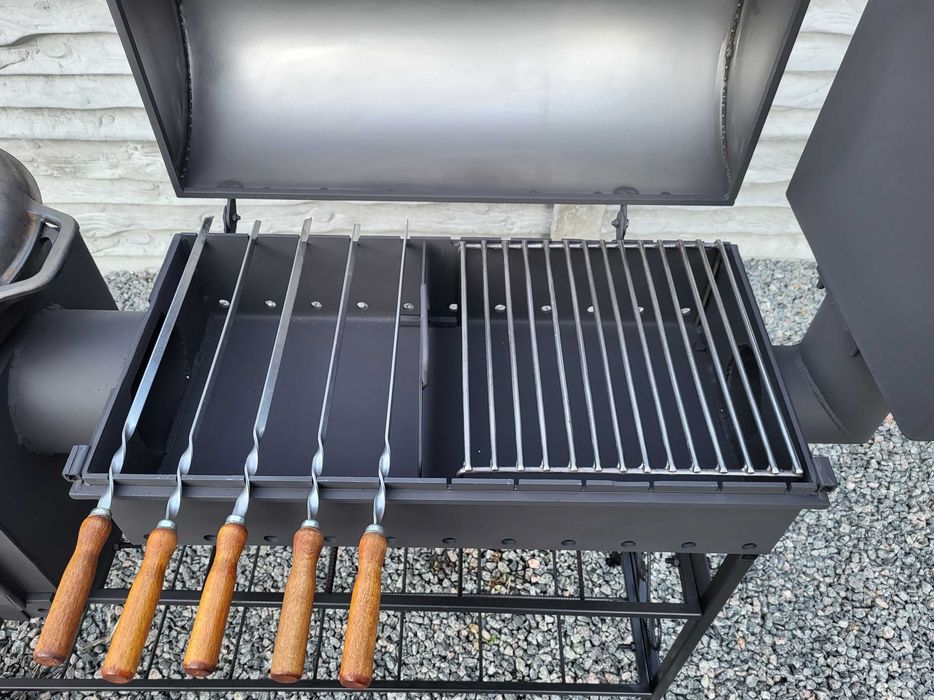 ЯКІСНИЙ МАНГАЛ! 5 мм! Барбекю Смокер Коптильня Піч для Казана