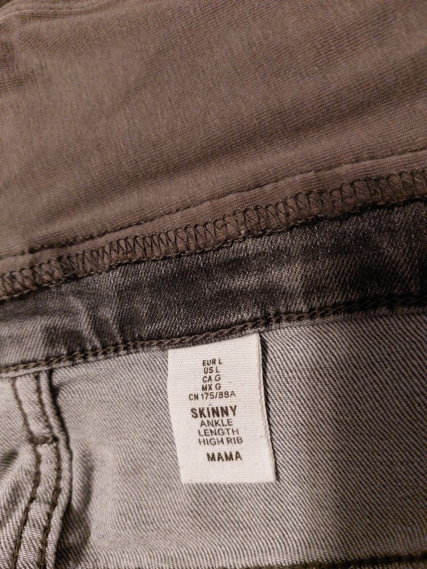 Spodnie ciążowe skinny MAMA H&M rozmiar L