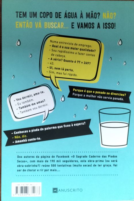 O caderno de Piadas Secas.