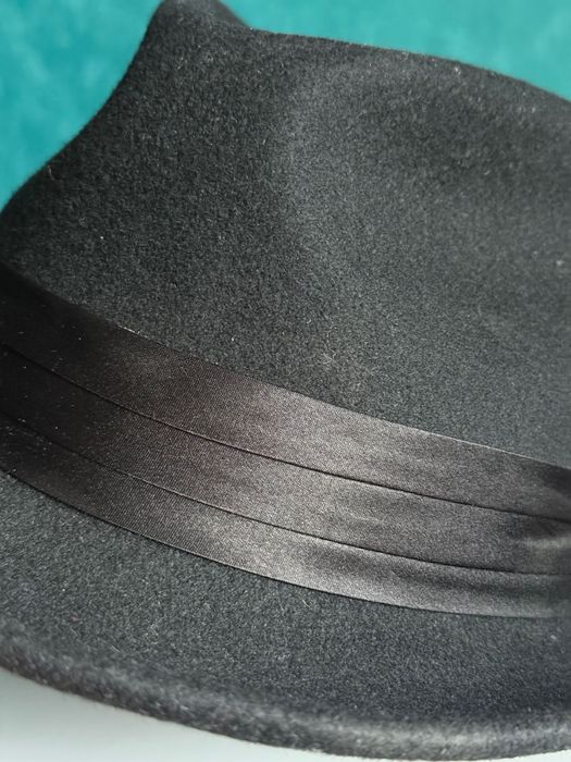 Капелюх федора AllSaints Spitalfields M/L чорний вовна