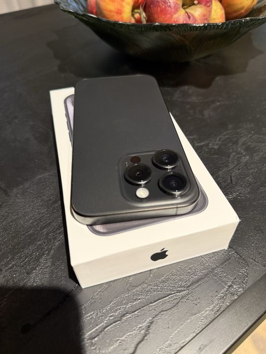 iPhone 15 Pro 128GB Black Titanium uzywany bdb 89% Wrocław