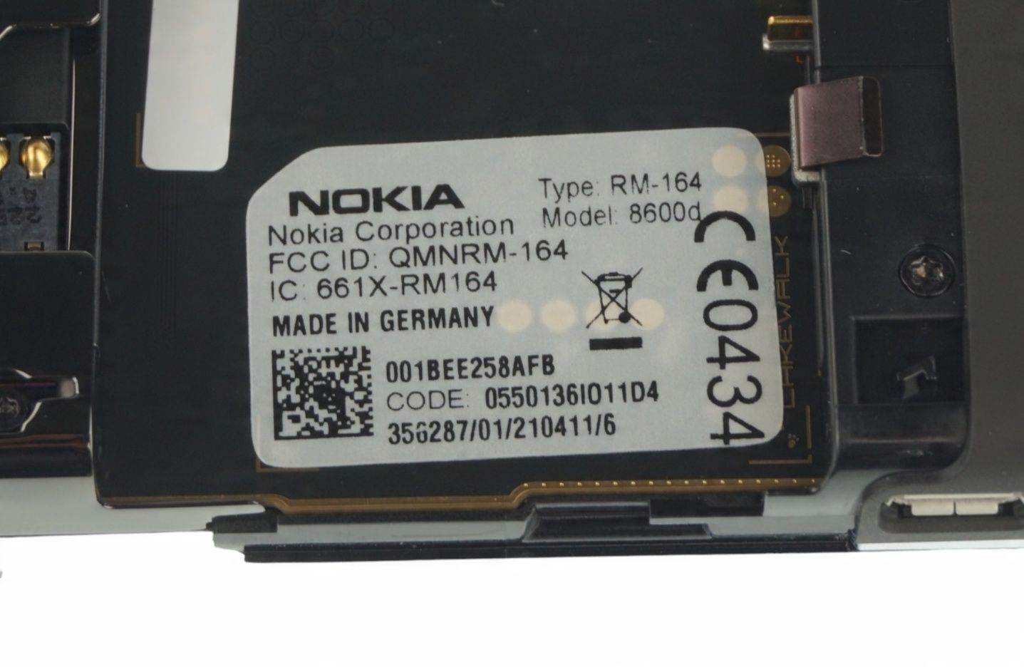 Nokia 8600d Luna Black