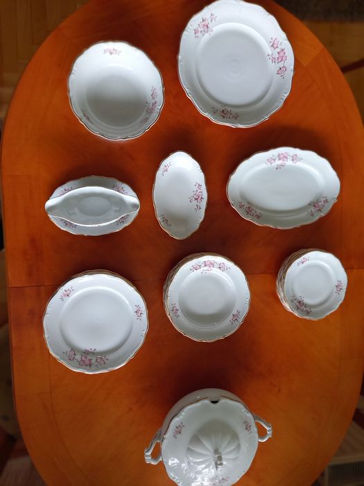 Zestaw obiadowy porcelana