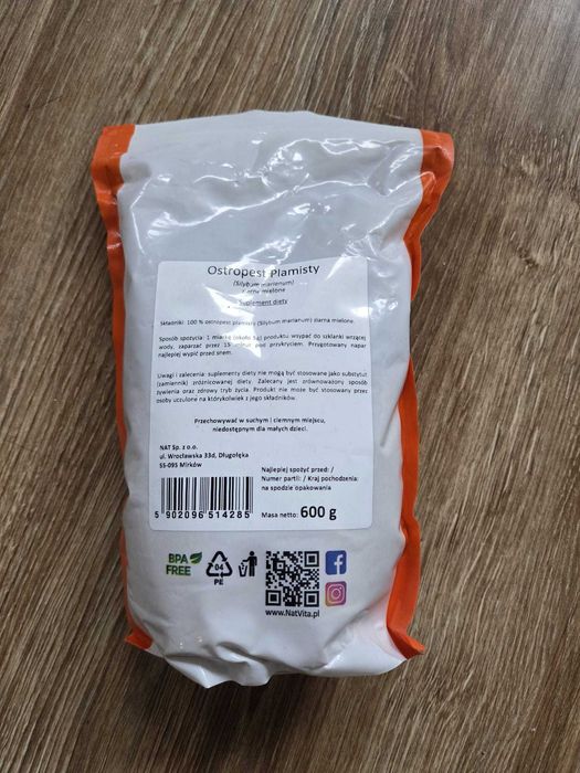 500g ostropest plamisty mielony