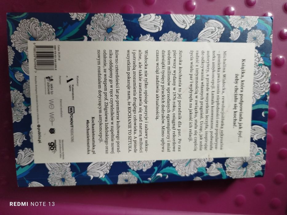 Książka" Sztuka Kochania" Michalina Wisłocka