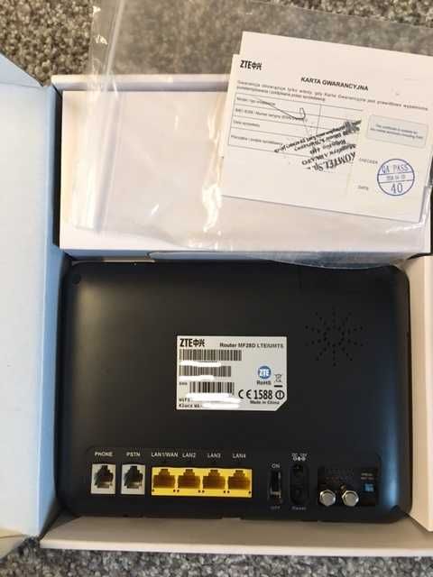 Router GSM 4G/UMTS ZTE MF28D LTE800/1800/2600MHz HSPA(+)/UMTS 900/2100