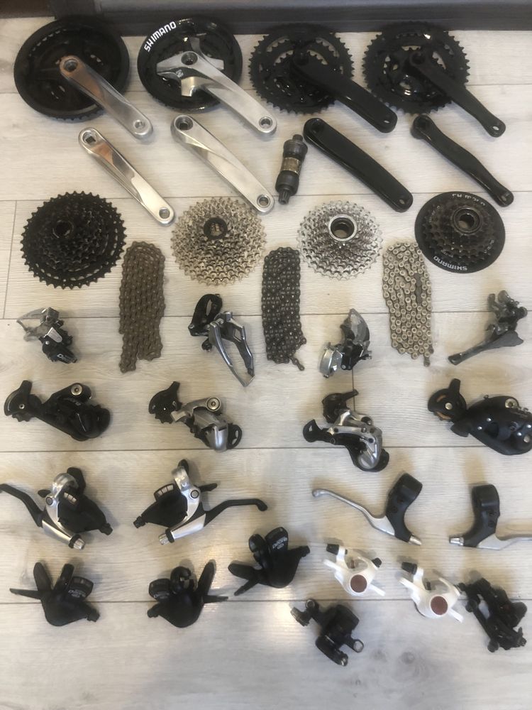 Shimano sram avid sr suntour truvativ велозапчастини