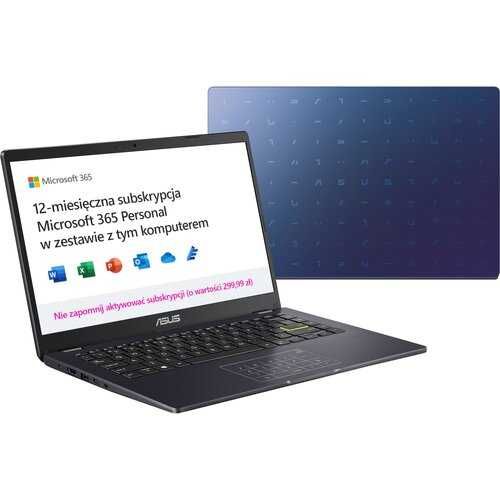 Laptop ASUS VivoBook Go E410MA-BV1248WS N4020 4GB RAM 128GB SSD (Z)