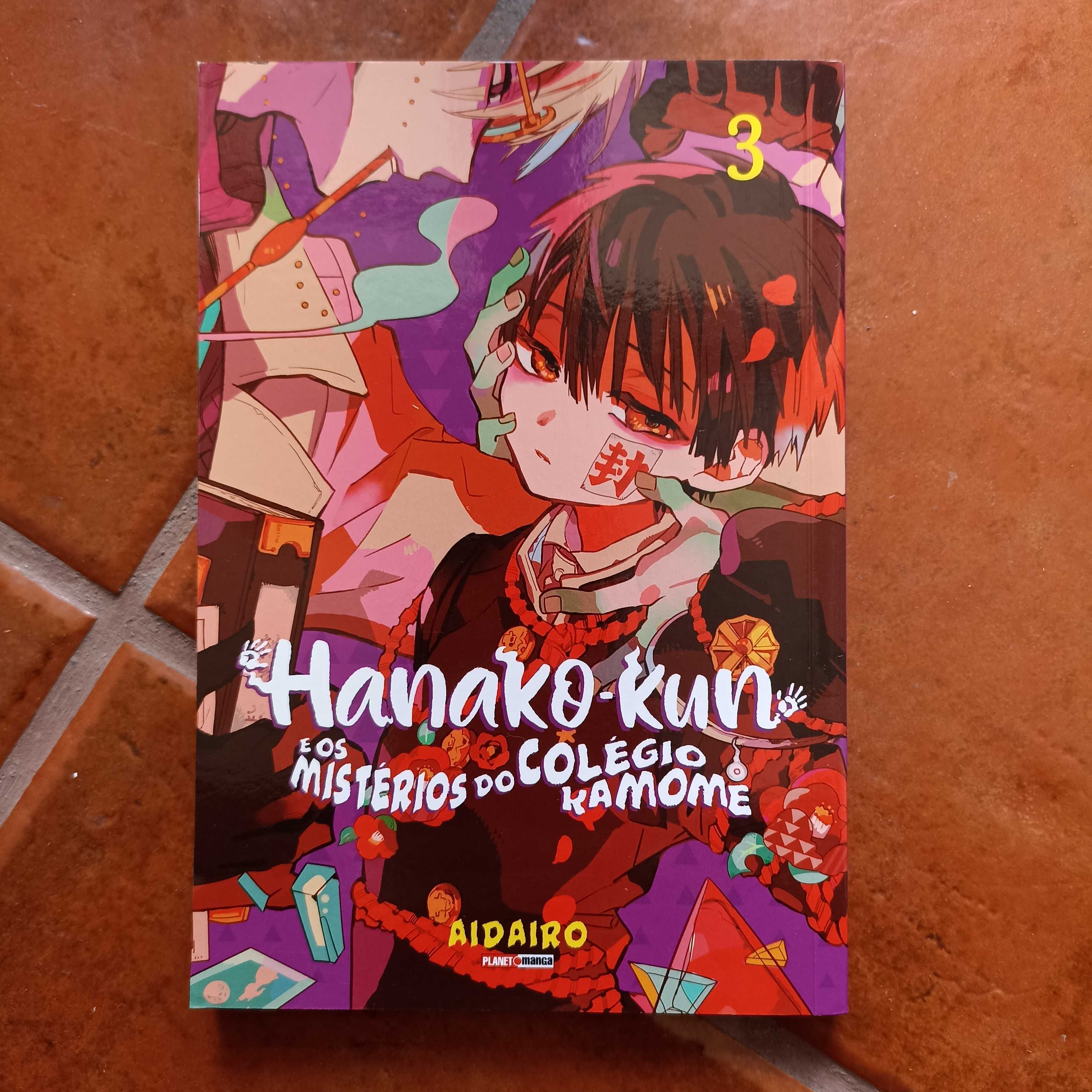 Manga Hanako-kun E Os Mistérios Do Colégio Kamome, volumes 1 a 10 + 16