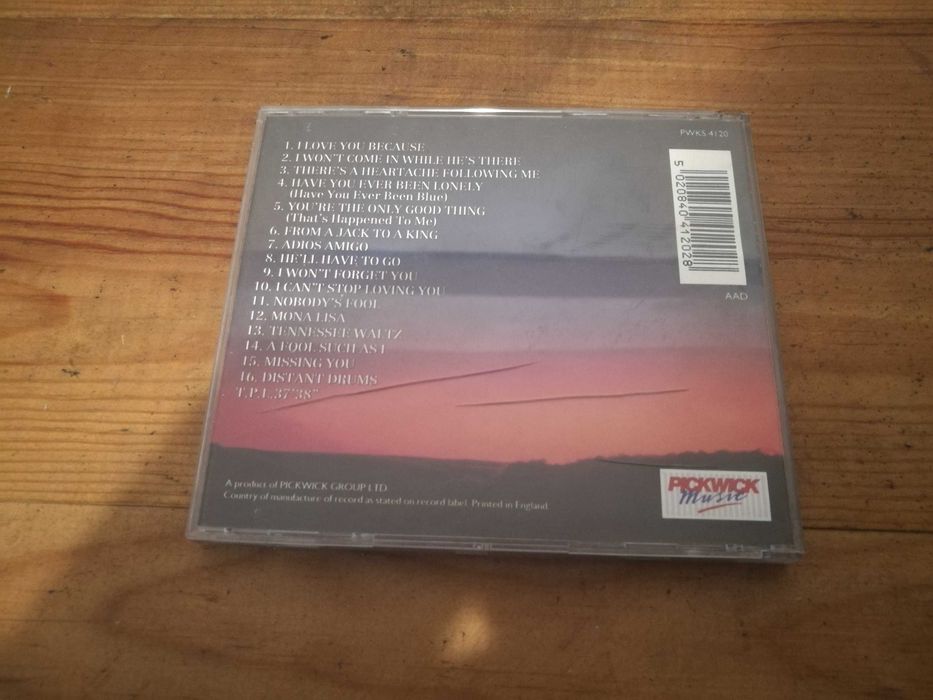 JIM REEVES - Remembering - 20 Greatest Love Songs 	CD