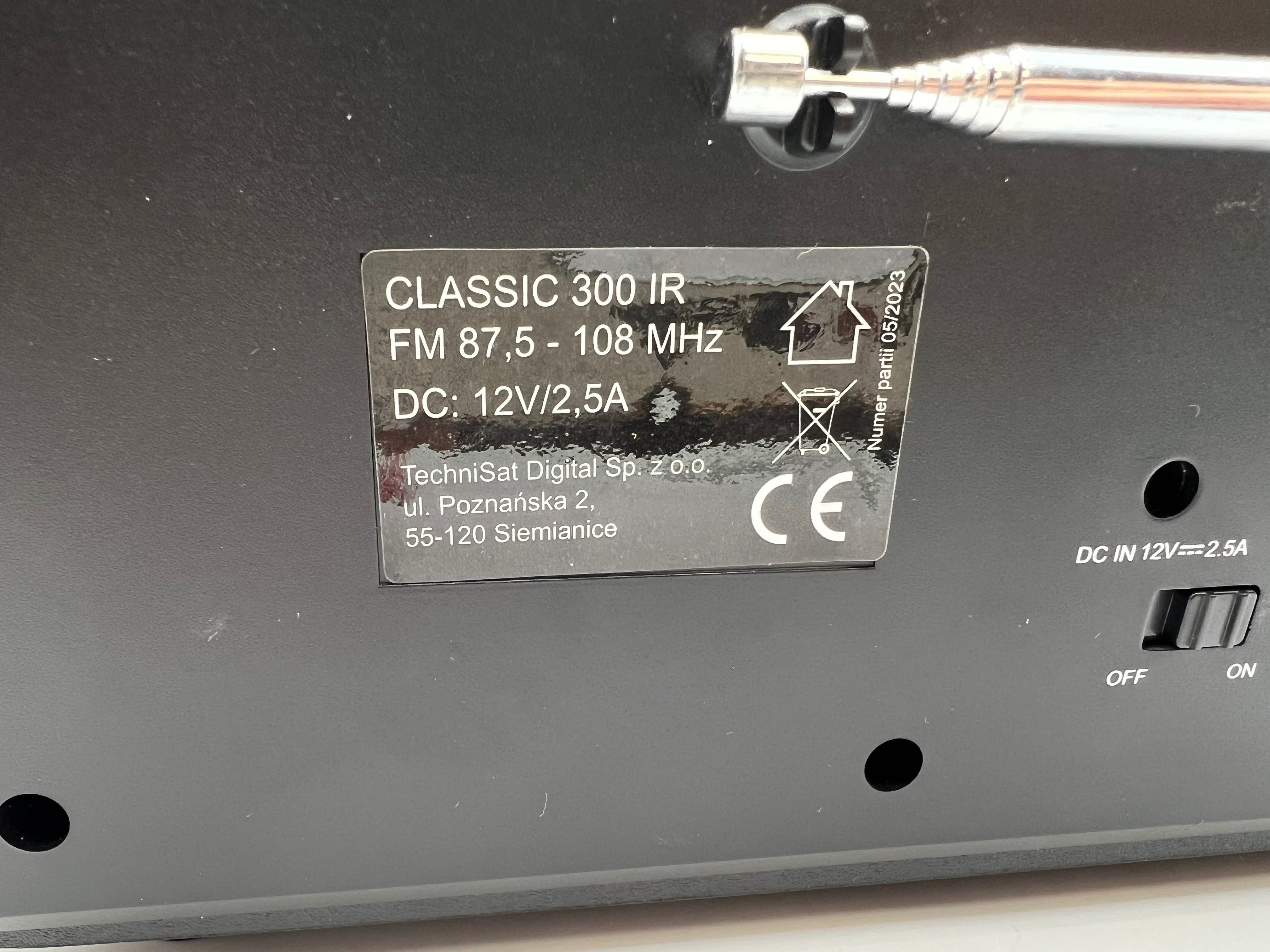 Radioodbiornik TechniSat Classic 300 IR gwarancja