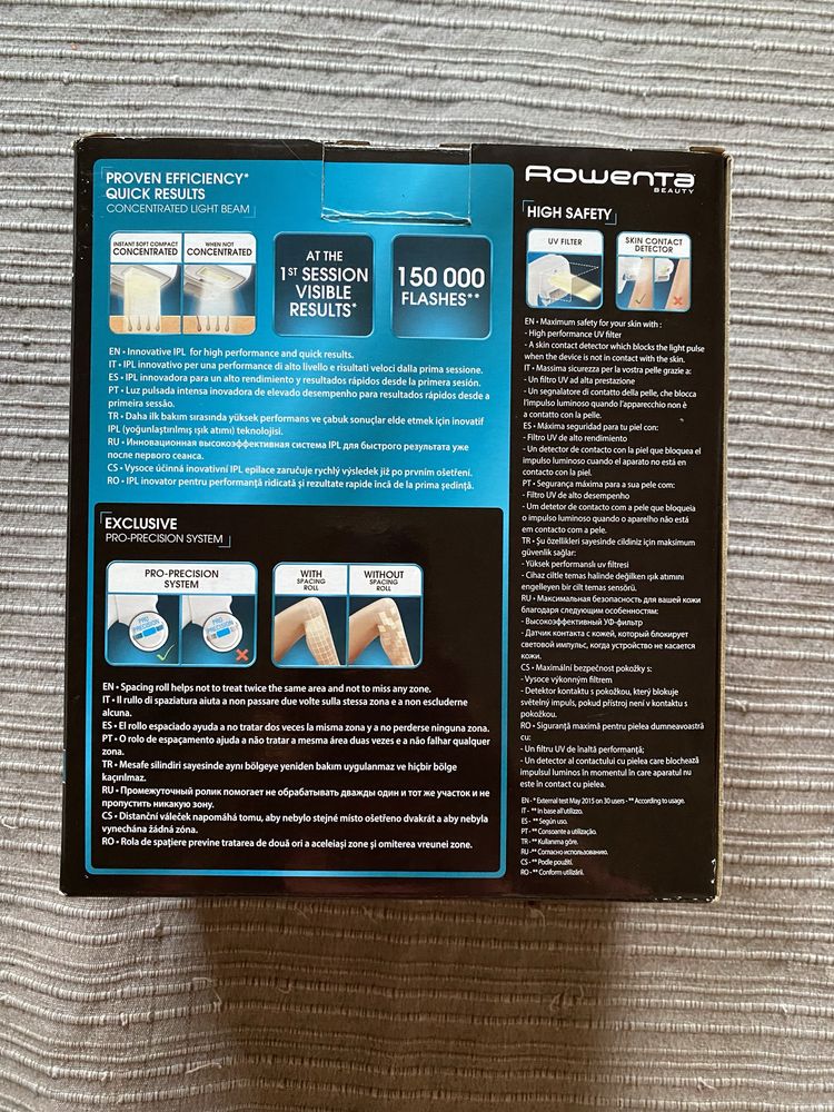 Rowenta Instant Soft Compact - Depiladora a laser