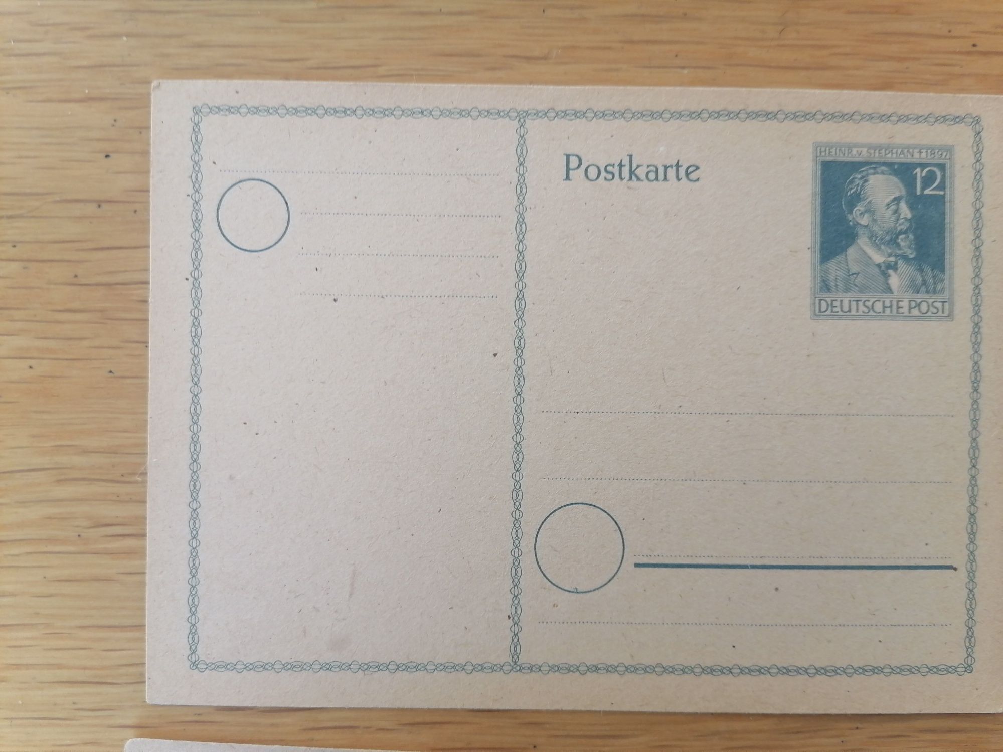 Pocztówka, postkarte Deutsche Post.