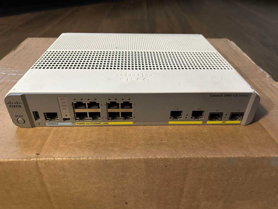 Комутатор гігабітний Catalist Cisco 2960-CX 8х1Гбіт/с PoE