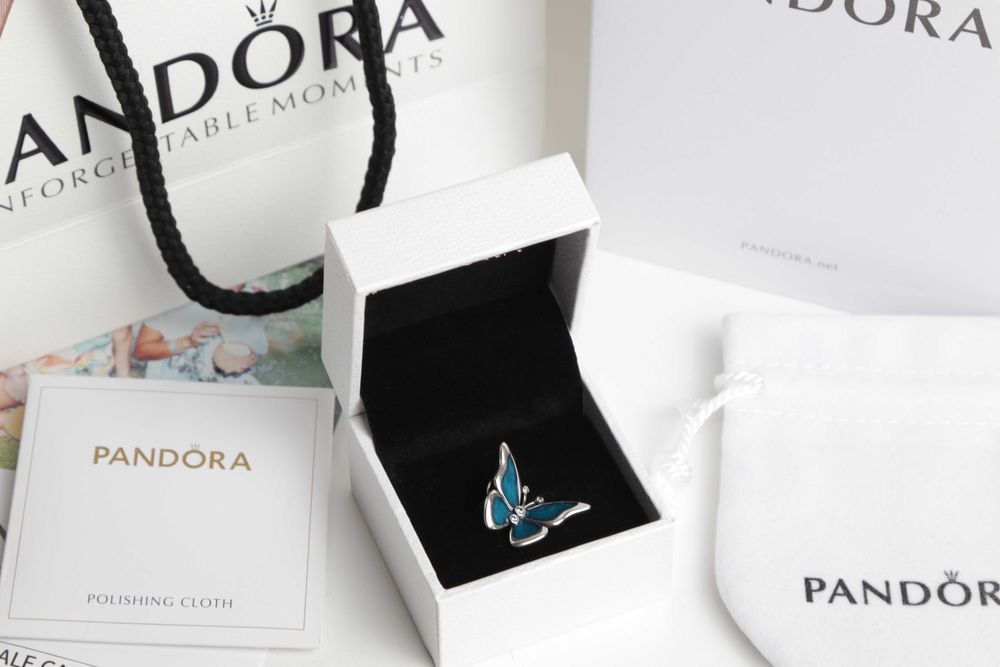 Намистина Pandora "Великий метелик" срібло s925