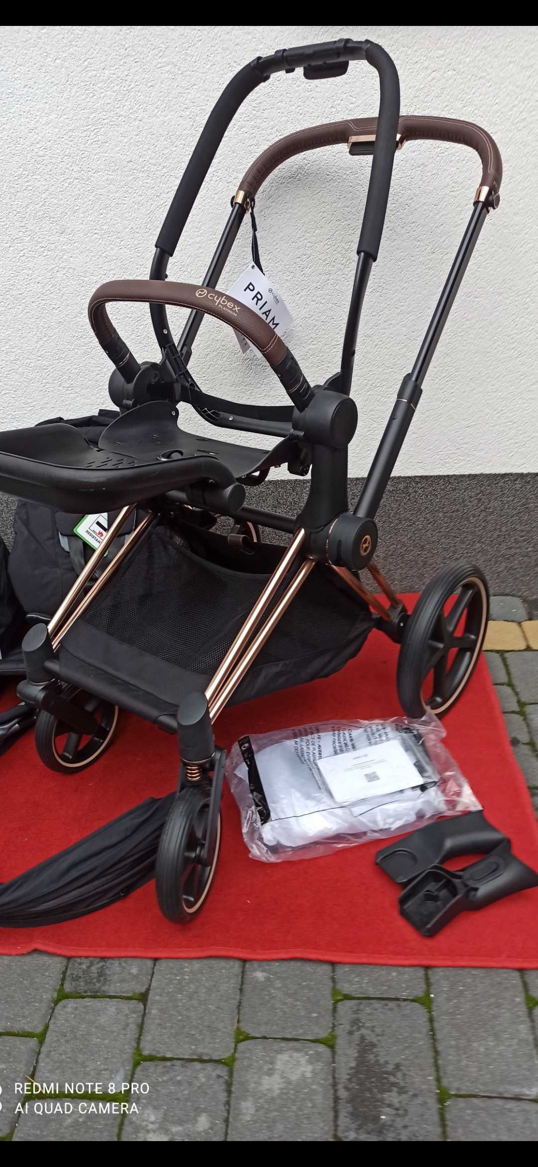 Cybex priam 4.0 mid grey plus 2w1 nowy gwarancja