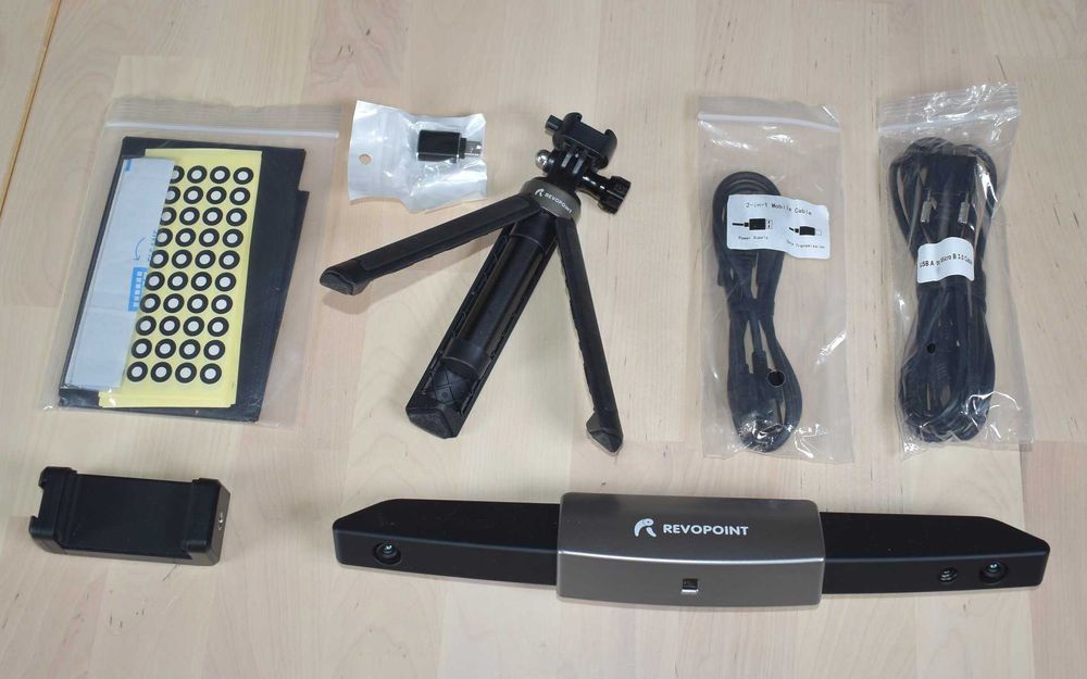 Scanner 3D REVOPOINT Range - Como Novo, Com Caixa & Acessórios