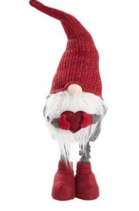 Різдвяний Гном SAFIR висота 95см червоний ельф новорічна іграшка гноми