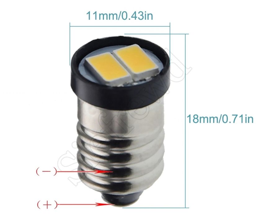 Продам лампы для фонаря, 3 V