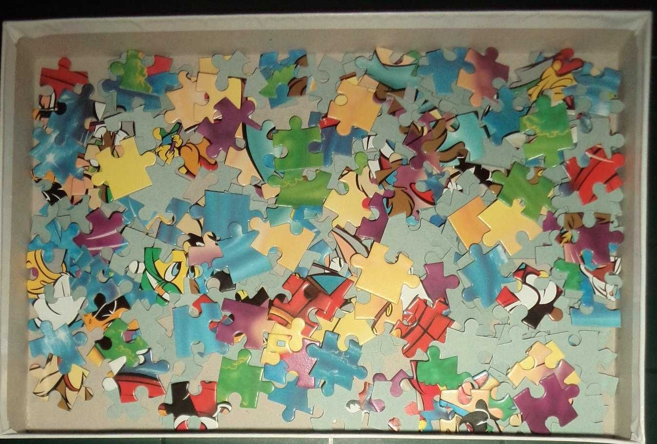 stare puzzle Trefl 260 Zwariowane melodie Looney Tunes, zabawki PRL