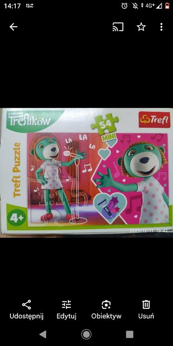 Puzzle Mini - Trefliki  (2 opakowania )