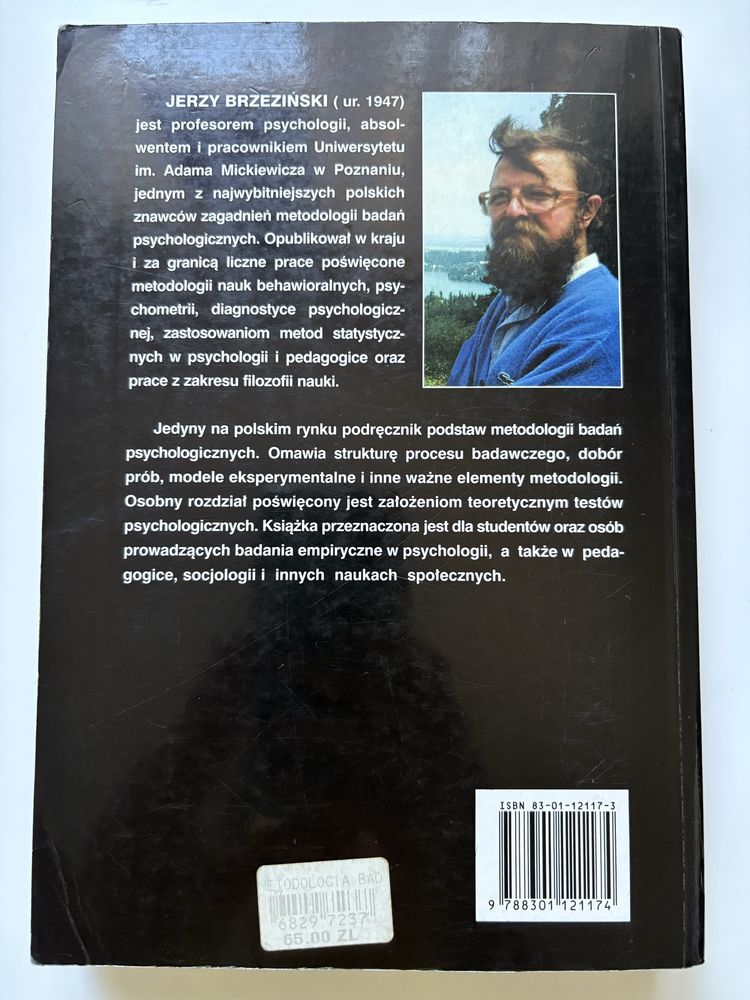 Metodologia badań psychologicznych Jerzy Brzeziński