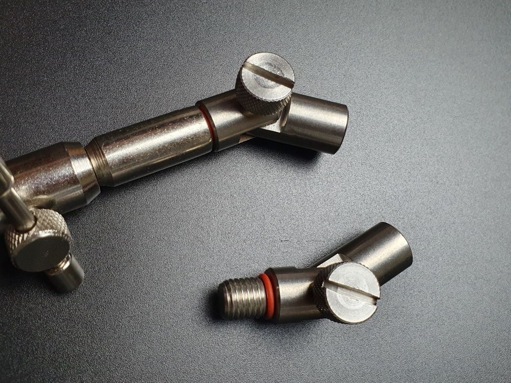 3 x adapter kątowy złączka kątowa do podpórki sygnalizatora karpiowa