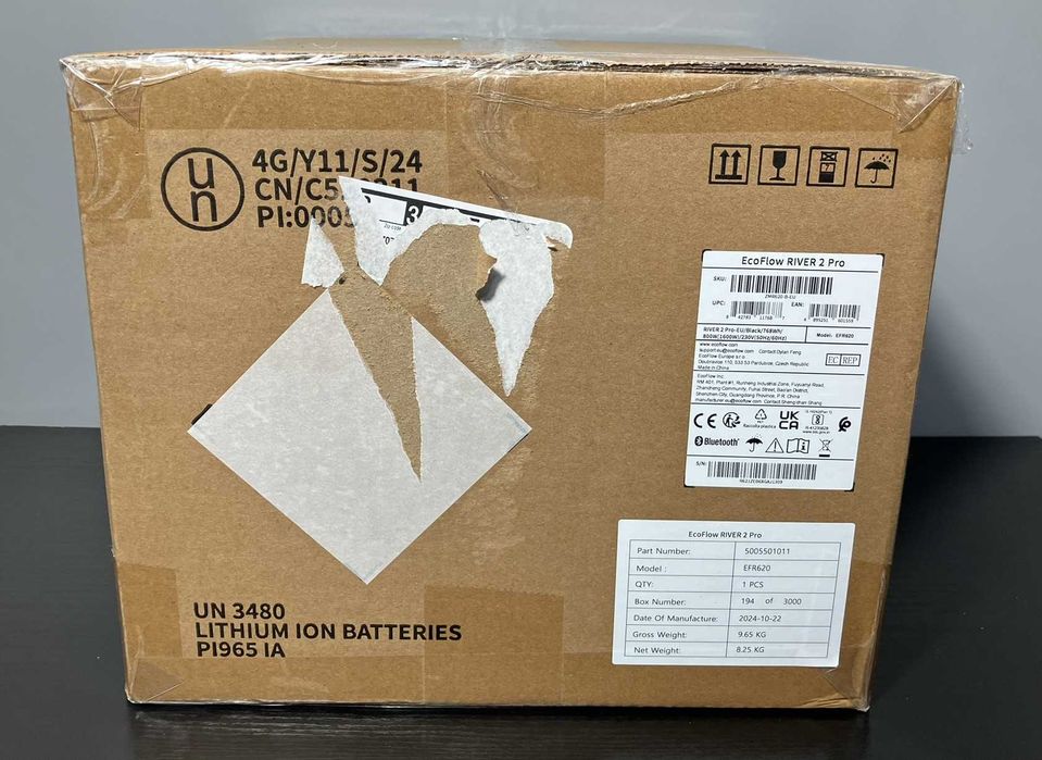 Портативна електростанція EcoFlow RIVER 2 Pro — 768 Вт·год / 800 Вт