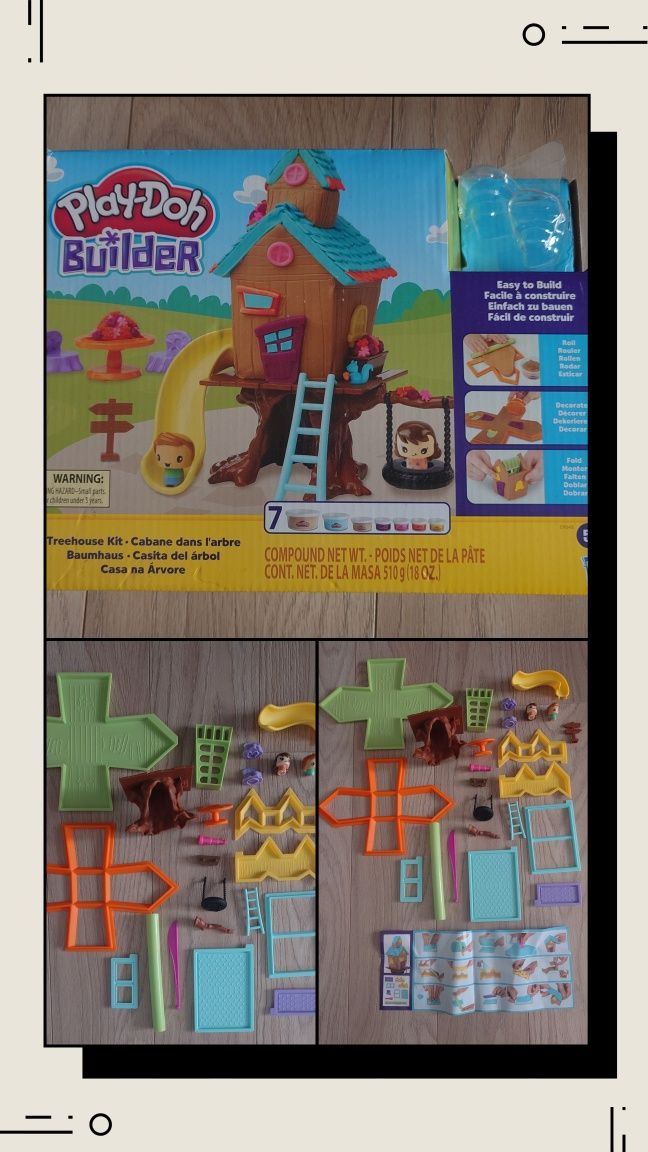 Play-Doh Builder ciastolina Domek na Drzewie E9048