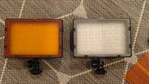 2x LEDS Neweer + filtros+baterias+tripés