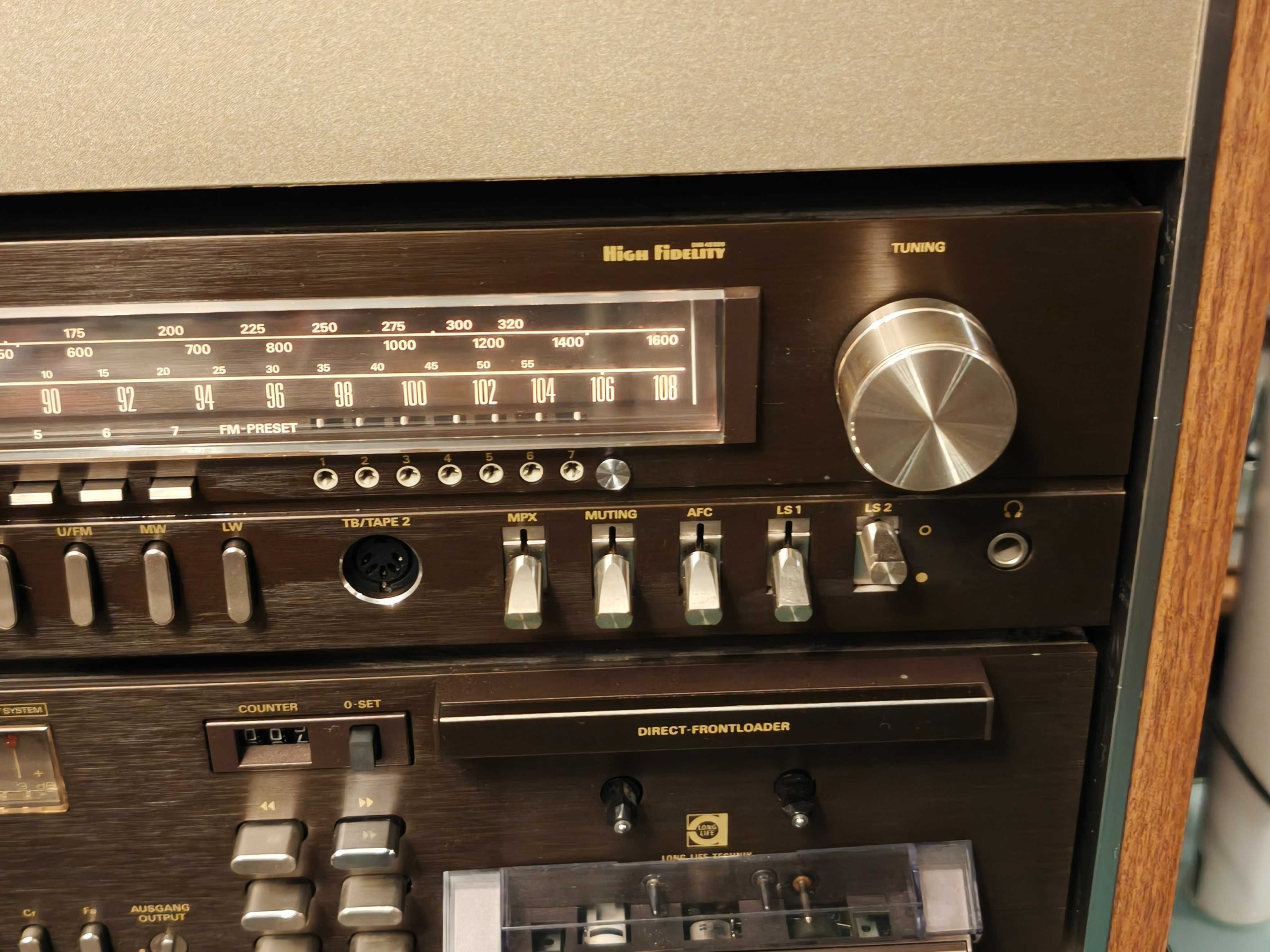 GRUNDIG R-1000 + CF-5000 + ORG Szafka Compact SYSTEM ! uniQ