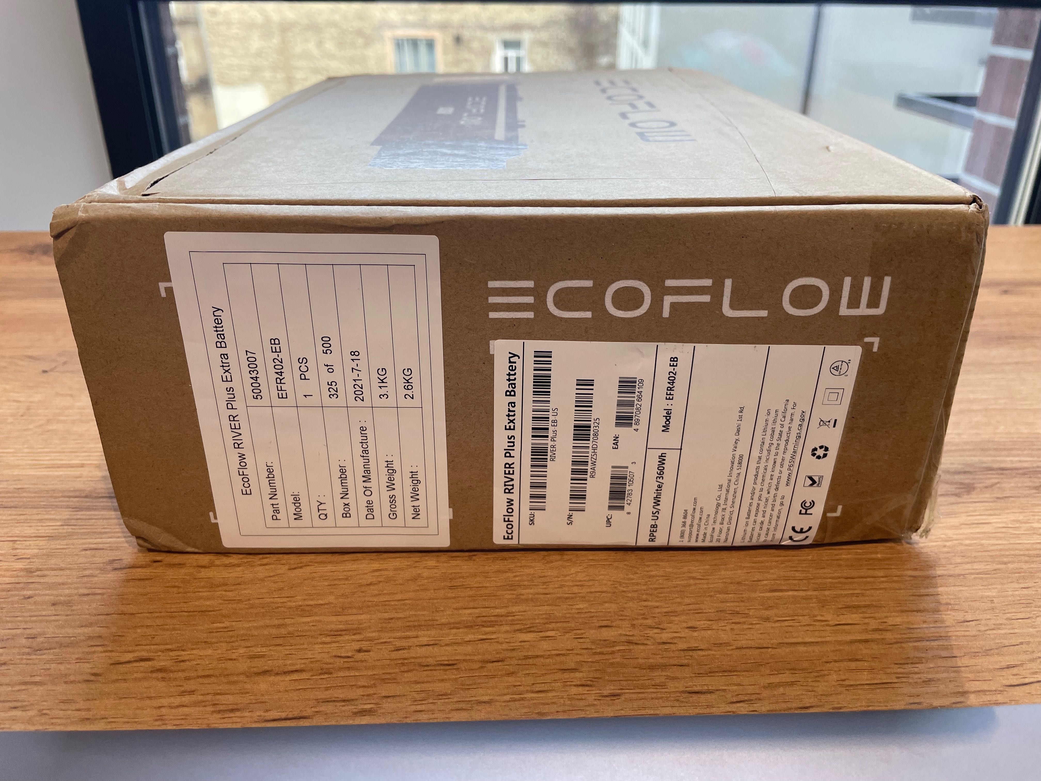 EcoFlow RIVER Plus Extra Battery 360W НОВА!!!