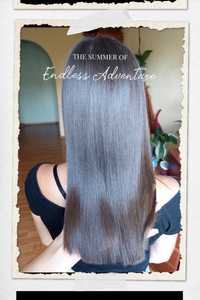 Кератинивое выпрямление волос ботокс для волос модели