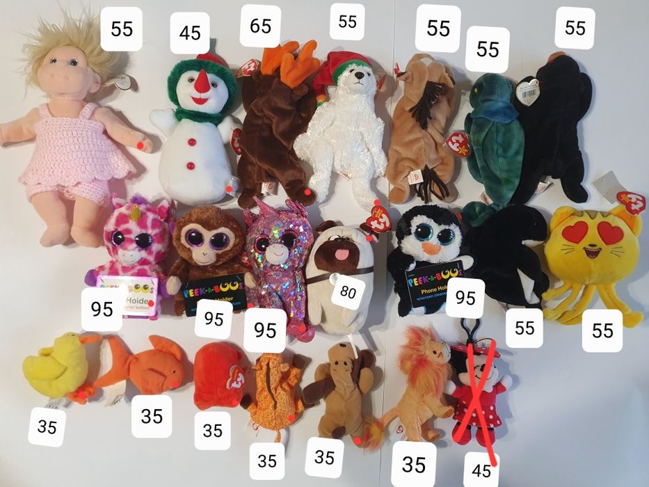 М'які іграшки (TY та інші)