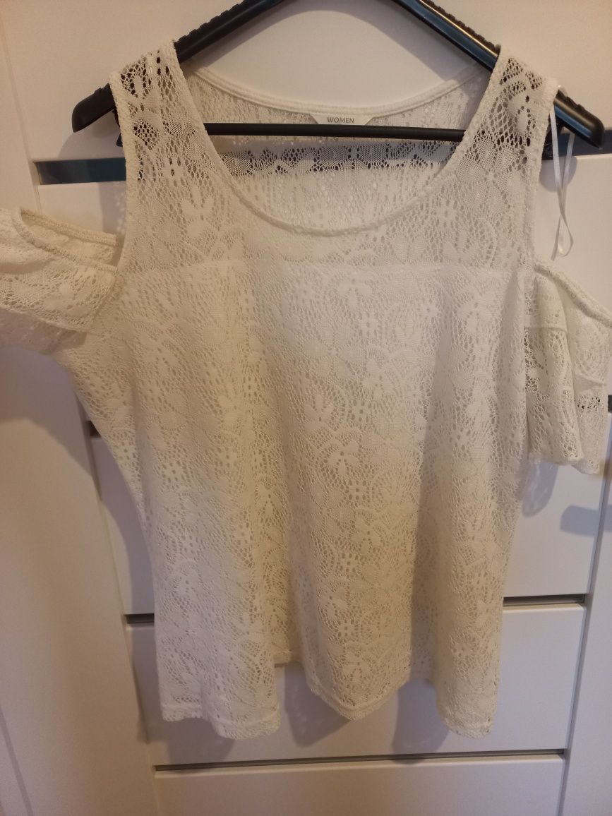 Biała bluzka r. XL