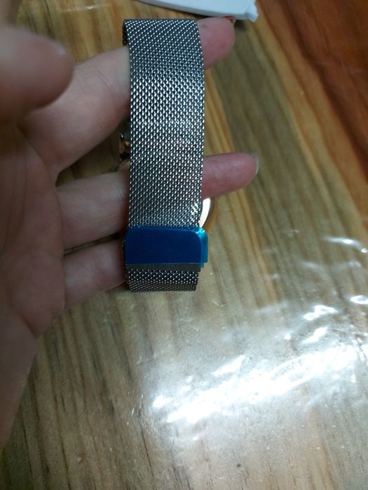 Relógio em aço inoxidável