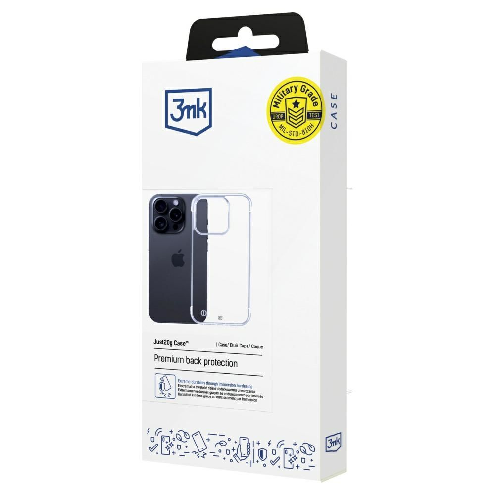 Etui 3MK Just20g Clear Case do iPhone 16 Pro Max