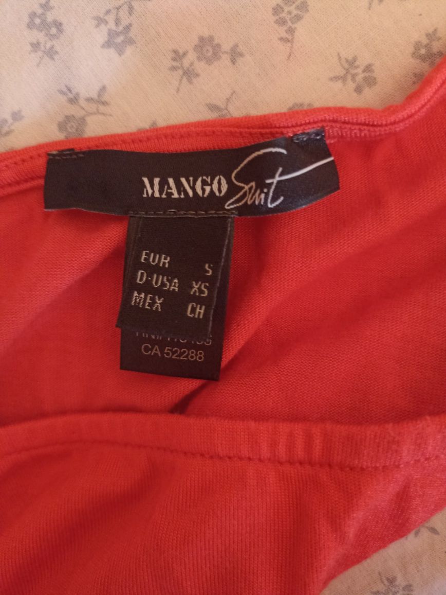 Vestido vermelho da Mango