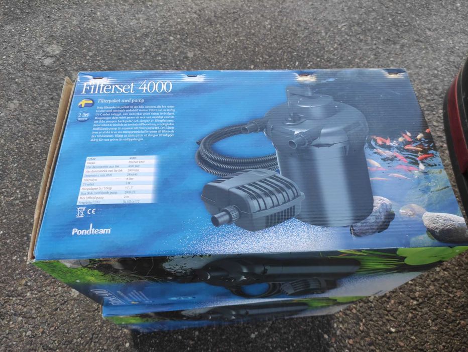 Zestaw filtrów 4000 z pompą
