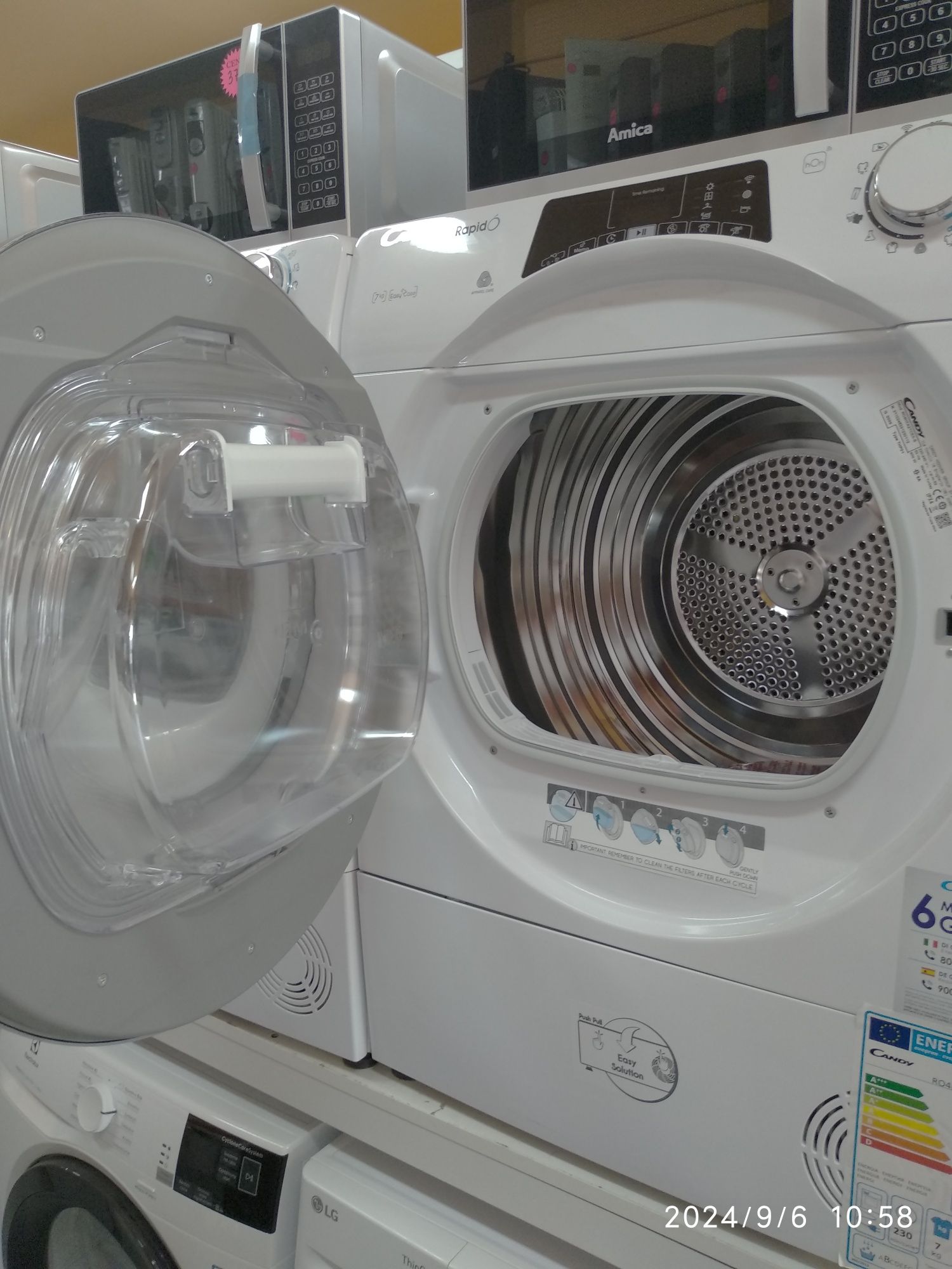 OUTLET Janki ul Wspólna 6 Suszarka CANDY RO4 H7A2TCEX-S