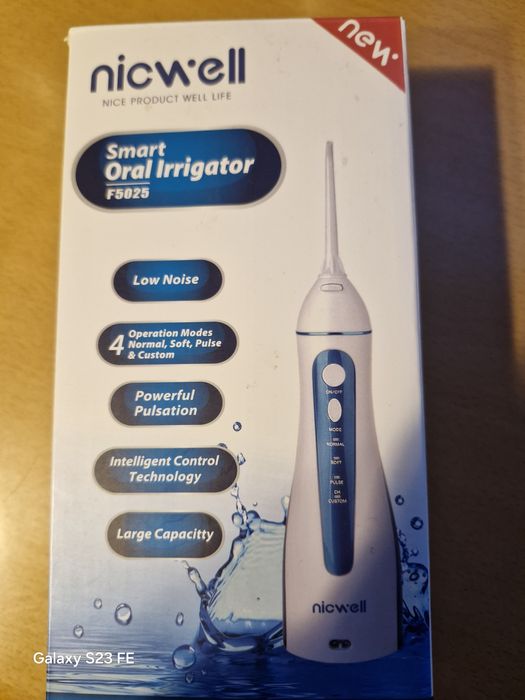 Bezprzewodowy irygator dentystyczny NICWELL IPX7