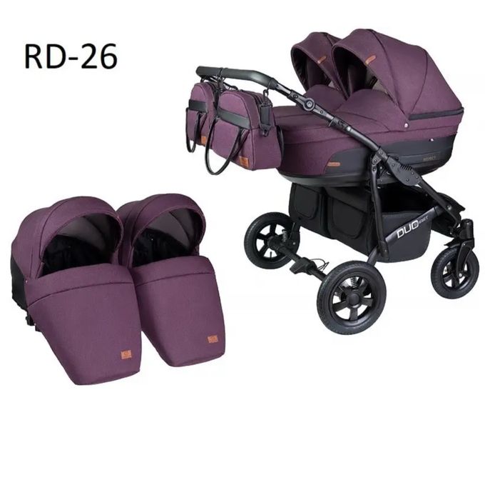 Коляска для двійні Ангеліна Angelina respect duo