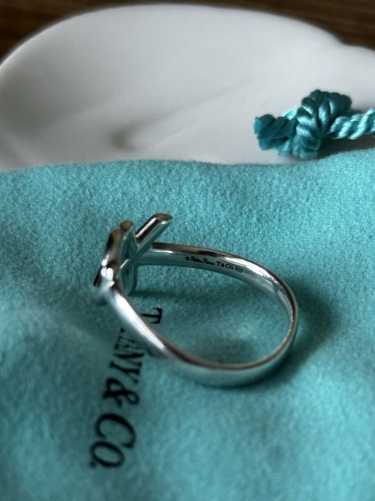 Srebrny pierścionek Tiffany & Co. XO by Paloma Picasso