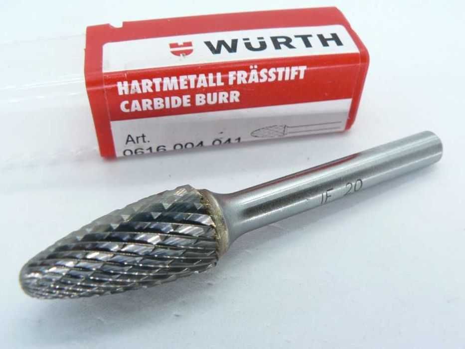 Pilnik obrotowy Wurth RBF fi 6 mm 4 sztuki