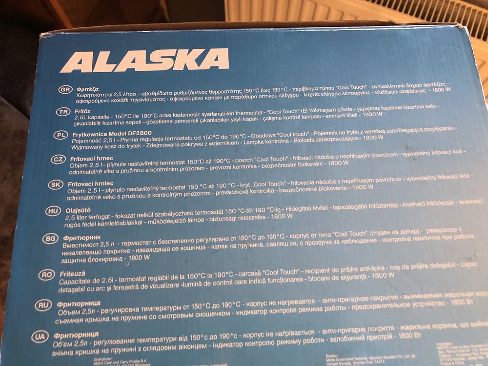 Frytkownica Alaska 2.5 litra